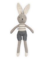 Jollein 037-001-65366 Stofftier Kuscheltier Hase Kaninchen Junge Joey grau m - Image 6