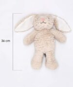 Mollis Hase Kuscheltier Baby (36cm groß) – Weiches Stofftier für Kinder & Babys – - Image 4