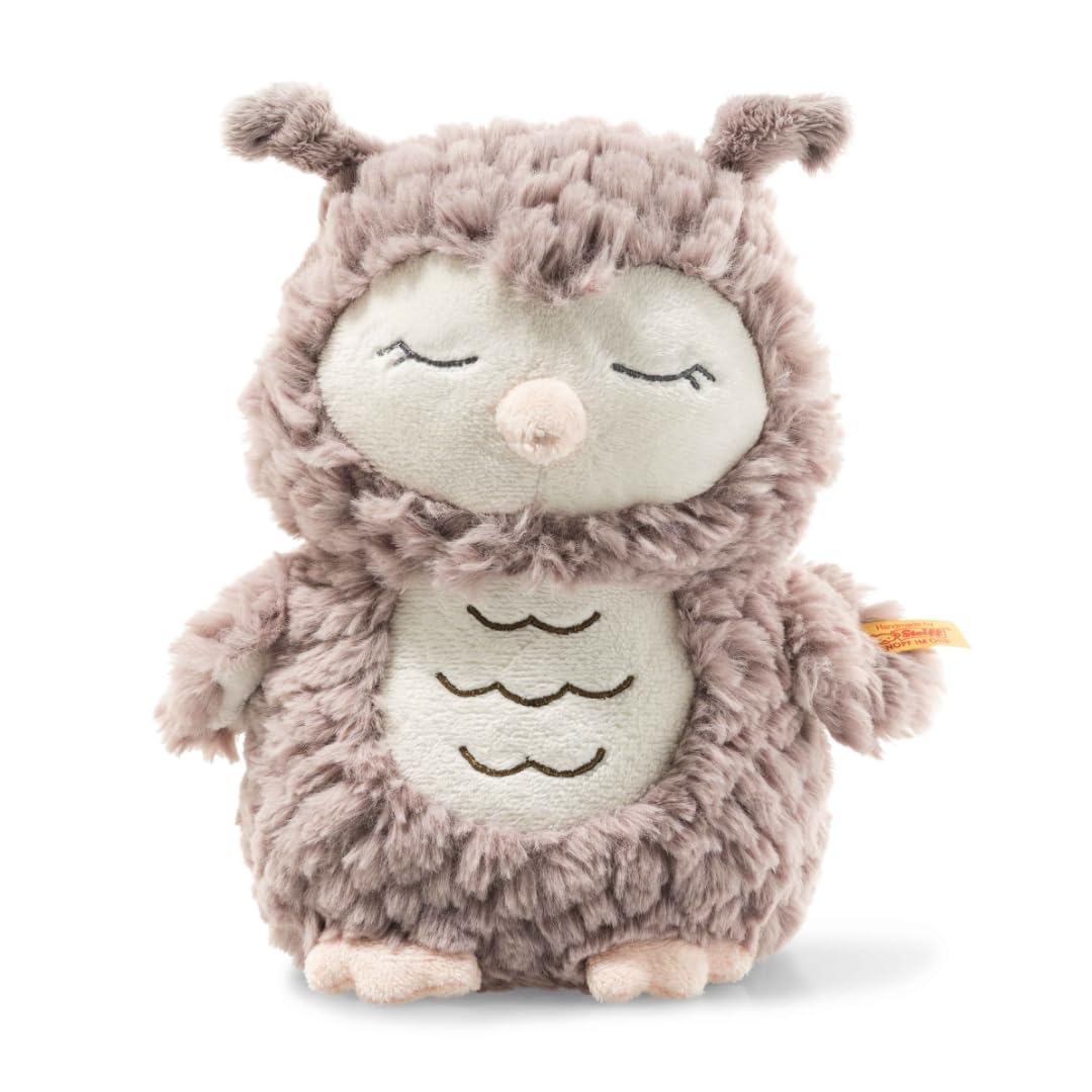 616SqHzTOOL Steiff Kuscheltier Ollie Eule, Süßes Stofftier, Jungen, Mädchen & Babys ab 0 Monaten, Friends, Plüschtier , Beige - Image 1