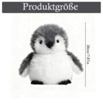 JcvPot Pinguin Kuscheltier, Weiches Stofftier Für Kinder Und Babys, Kuscheltier Pinguin Plüschtier schtier - Image 7