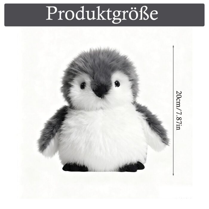 JcvPot Pinguin Kuscheltier, Weiches Stofftier Für Kinder Und Babys, Kuscheltier Pinguin Plüschtier schtier - Image 7