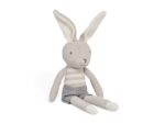 Jollein 037-001-65366 Stofftier Kuscheltier Hase Kaninchen Junge Joey grau m