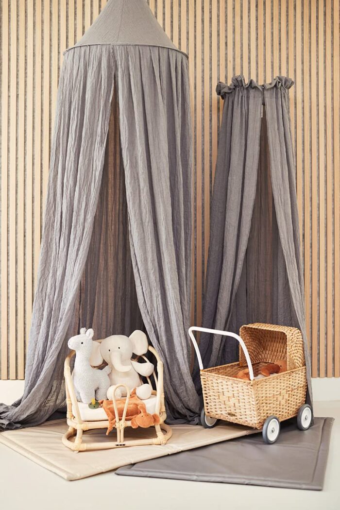 Jollein 037-001-65366 Stofftier Kuscheltier Hase Kaninchen Junge Joey grau m - Image 3