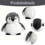 JcvPot Pinguin Kuscheltier, Weiches Stofftier Für Kinder Und Babys, Kuscheltier Pinguin Plüschtier schtier - Image 6